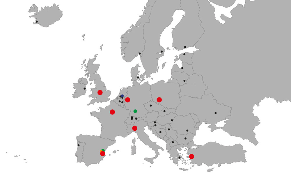 Mapa Europy