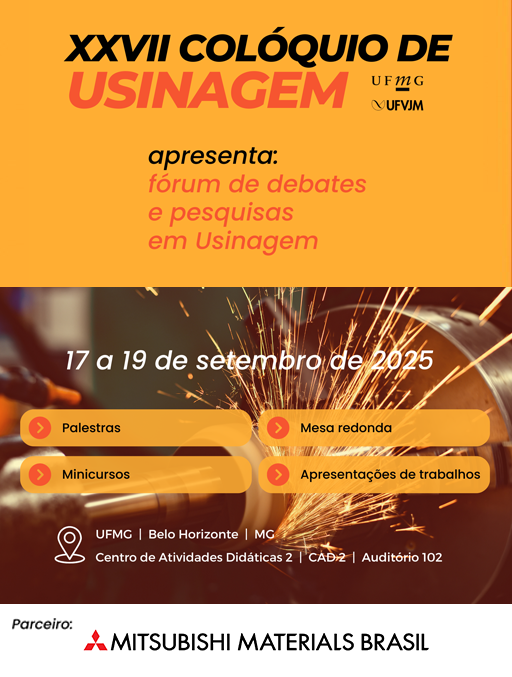 XXVII Colóquio de Usinagem - UFMG