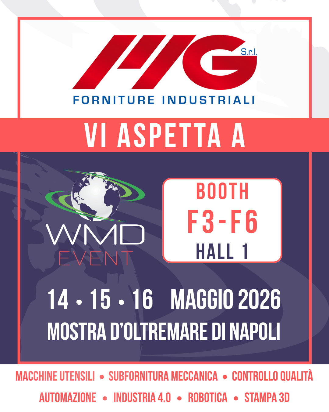 WMD Event 2026: STAND F3-F6 HALL 1